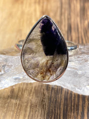 Blue John Silver Ring
