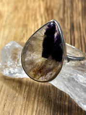 Blue John Silver Ring