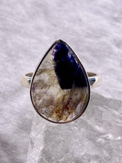 Blue John Silver Ring