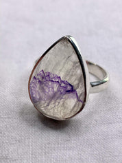 Blue John Silver Ring