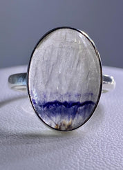 Blue John Silver Ring - Extremely Rare