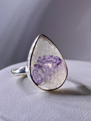 Blue John Silver Ring