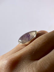 Blue John Silver Ring
