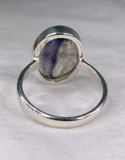 Blue John Silver Ring