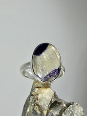Blue John Silver Ring - Extremely Rare