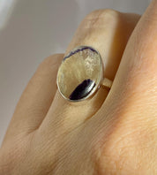 Blue John Silver Ring - Extremely Rare