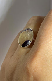 Blue John Silver Ring - Extremely Rare