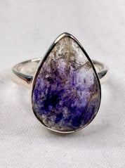 Blue John Silver Ring