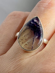 Blue John Silver Ring - Extremely Rare
