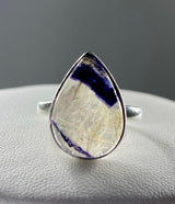 Blue John Silver Ring - Extremely Rare