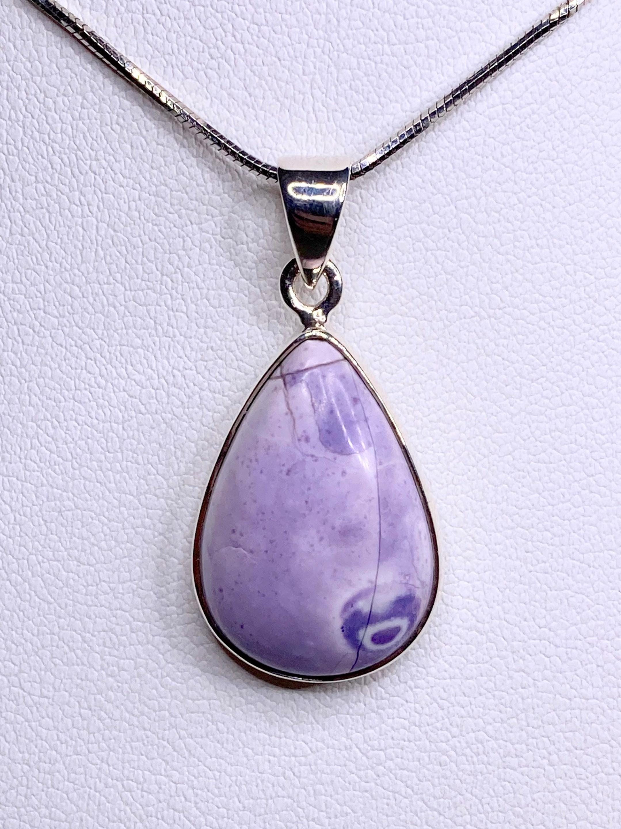 High Quality Tiffany Jasper and Silver Pendant