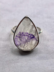 Blue John Silver Ring