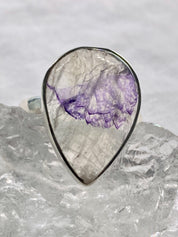 Blue John Silver Ring