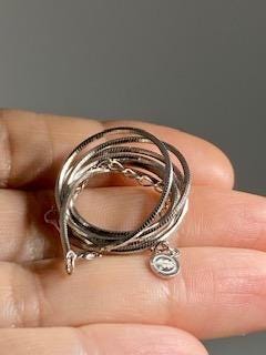 Blue John Silver Pendant - Extremely Rare