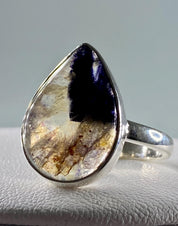 Blue John Silver Ring