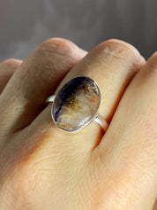 Blue John Silver Ring - Extremely Rare