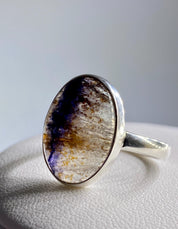 Blue John Silver Ring - Extremely Rare