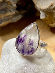 Blue John Silver Ring - Extremely Rare