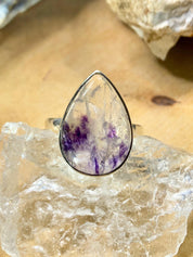 Blue John Silver Ring - Extremely Rare