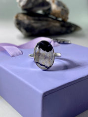 Blue John Silver Ring - Extremely Rare
