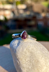 High Quality Sugilite Silver Ring