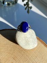 Lapis Lazuli Silver Ring