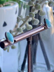 Larimar 925 Silver Studs
