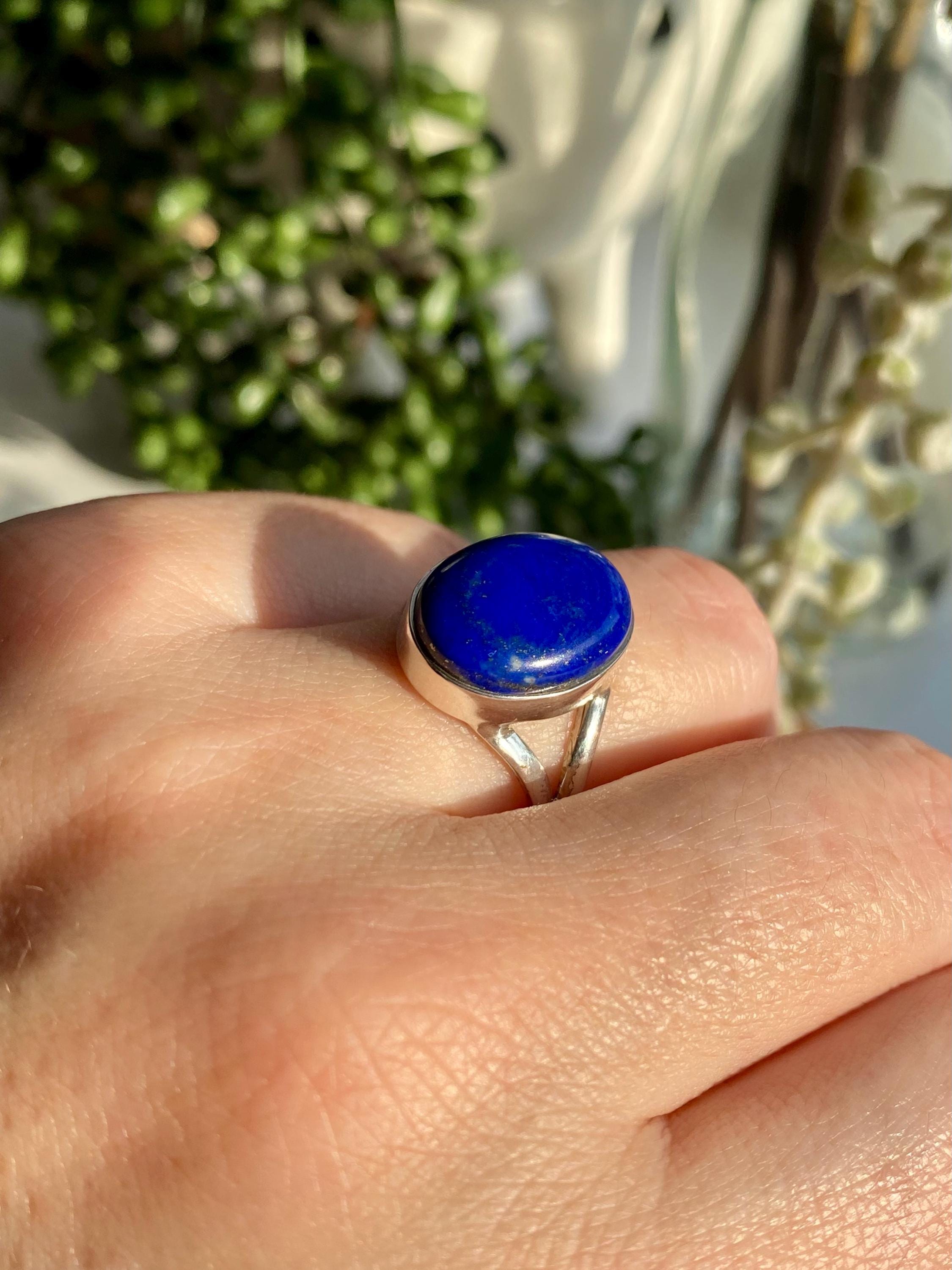 Lapis Lazuli and Silver Ring (UV2766)