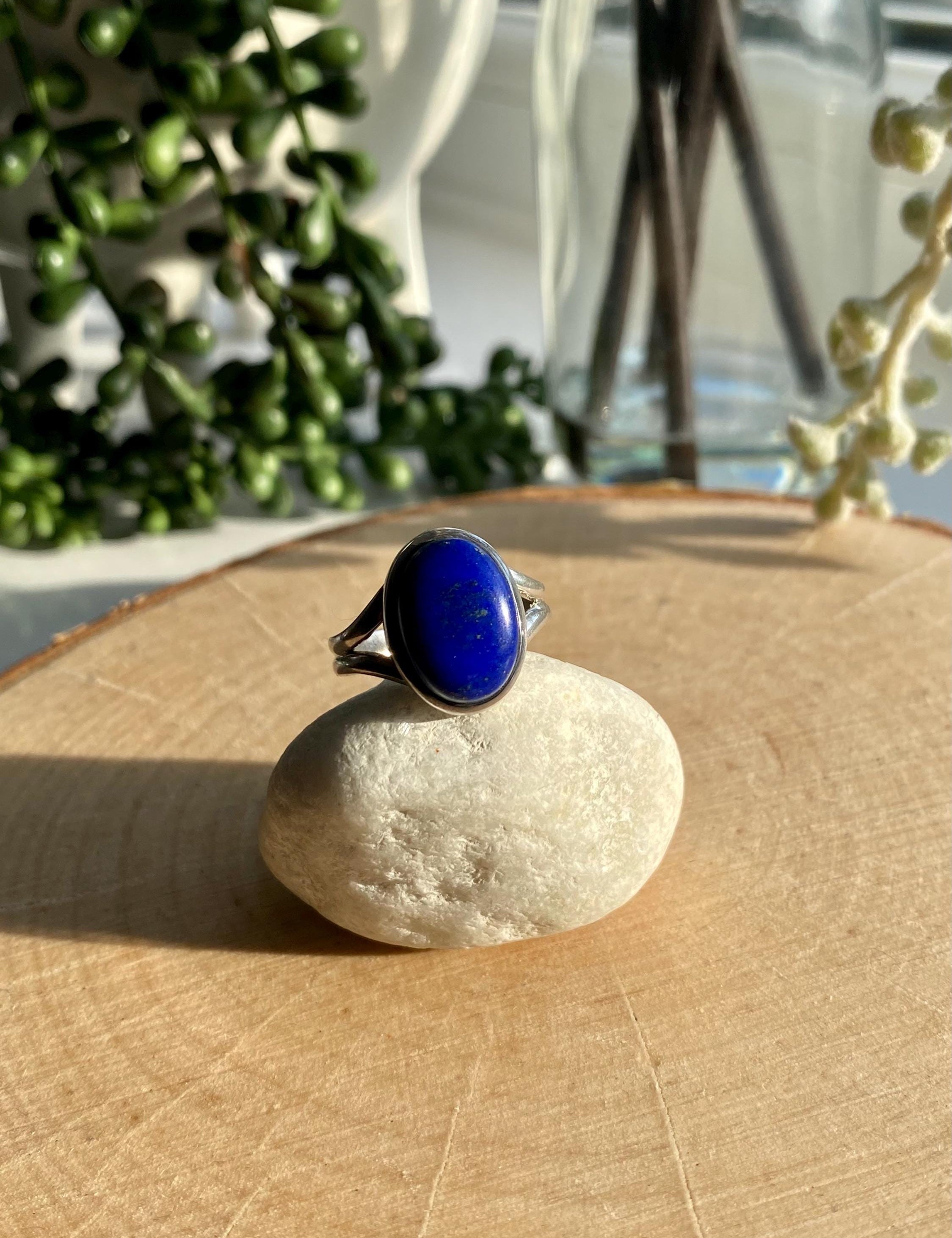 Lapis Lazuli and Silver Ring (UV2783)