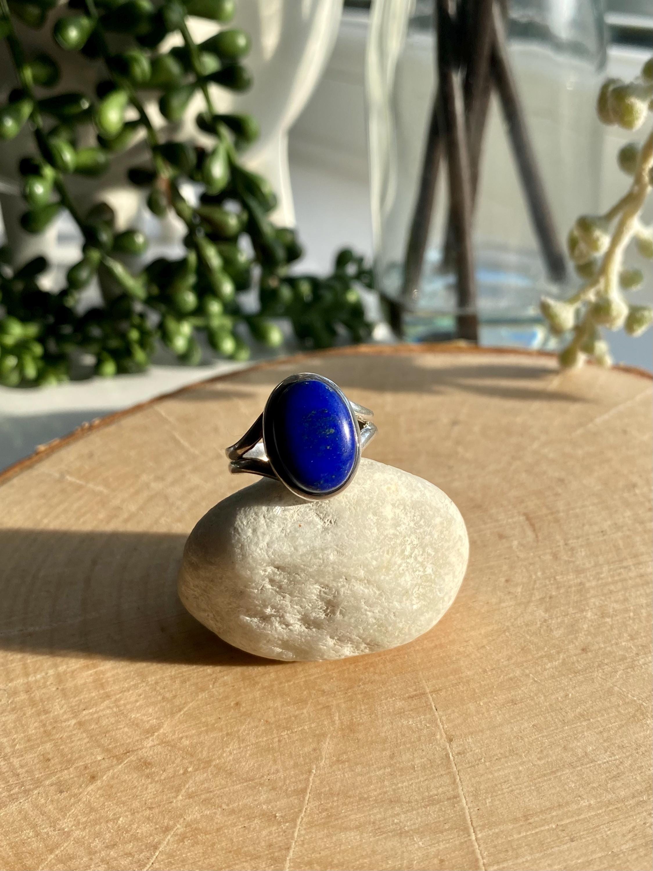 Lapis Lazuli and Silver Ring (UV2783)