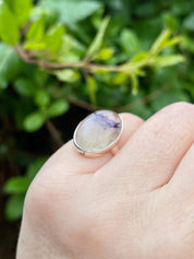 Blue John Silver Ring - Extremely Rare