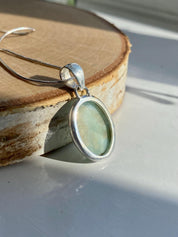 Dominican Larimar Sterling Silver Pendant