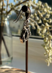 Meteorite Campo Del Cielo Sterling Silver Dangle Earrings