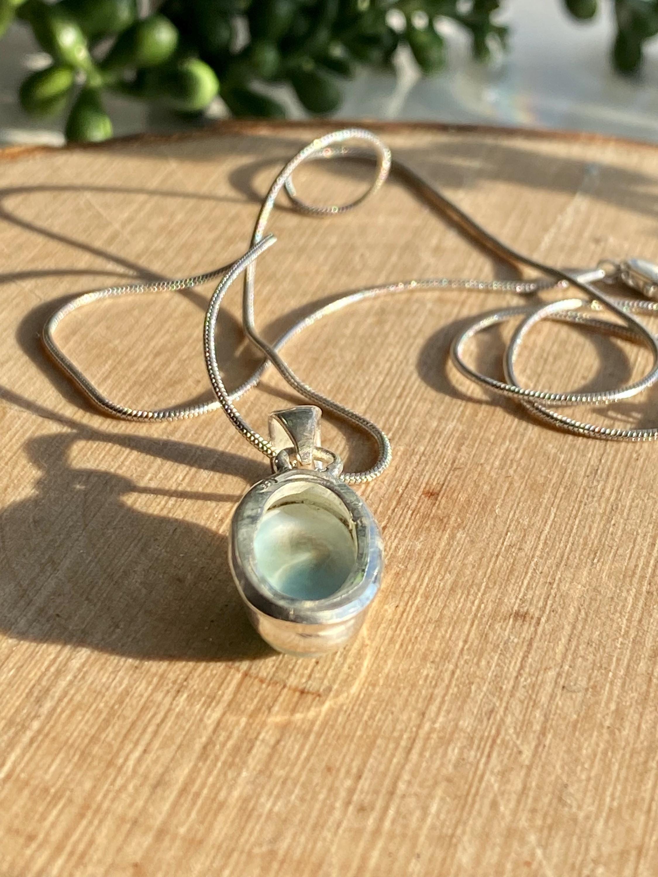 Dominican Larimar Sterling Silver Pendant