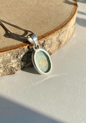 Dominican Larimar Sterling Silver Pendant
