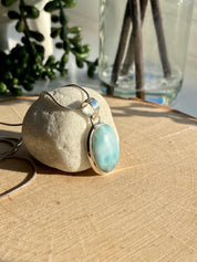 Dominican Larimar Sterling Silver Pendant
