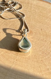 Dominican Larimar Sterling Silver Pendant