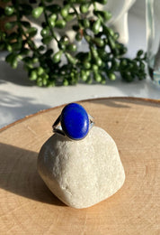 Lapis Lazuli and Silver Ring (UV2766)