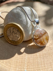 High Quality Cocaxinite and Silver Pendant(UV1305)