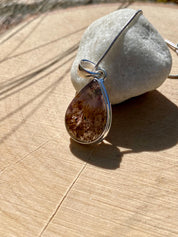 High Quality Cocaxinite in Purple Amethyst and Silver Pendant(UV1952)