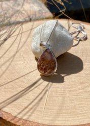 High Quality Cocaxinite in Purple Amethyst and Silver Pendant(UV1952)