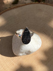 High Quality Shungite Sterling Silver Ring