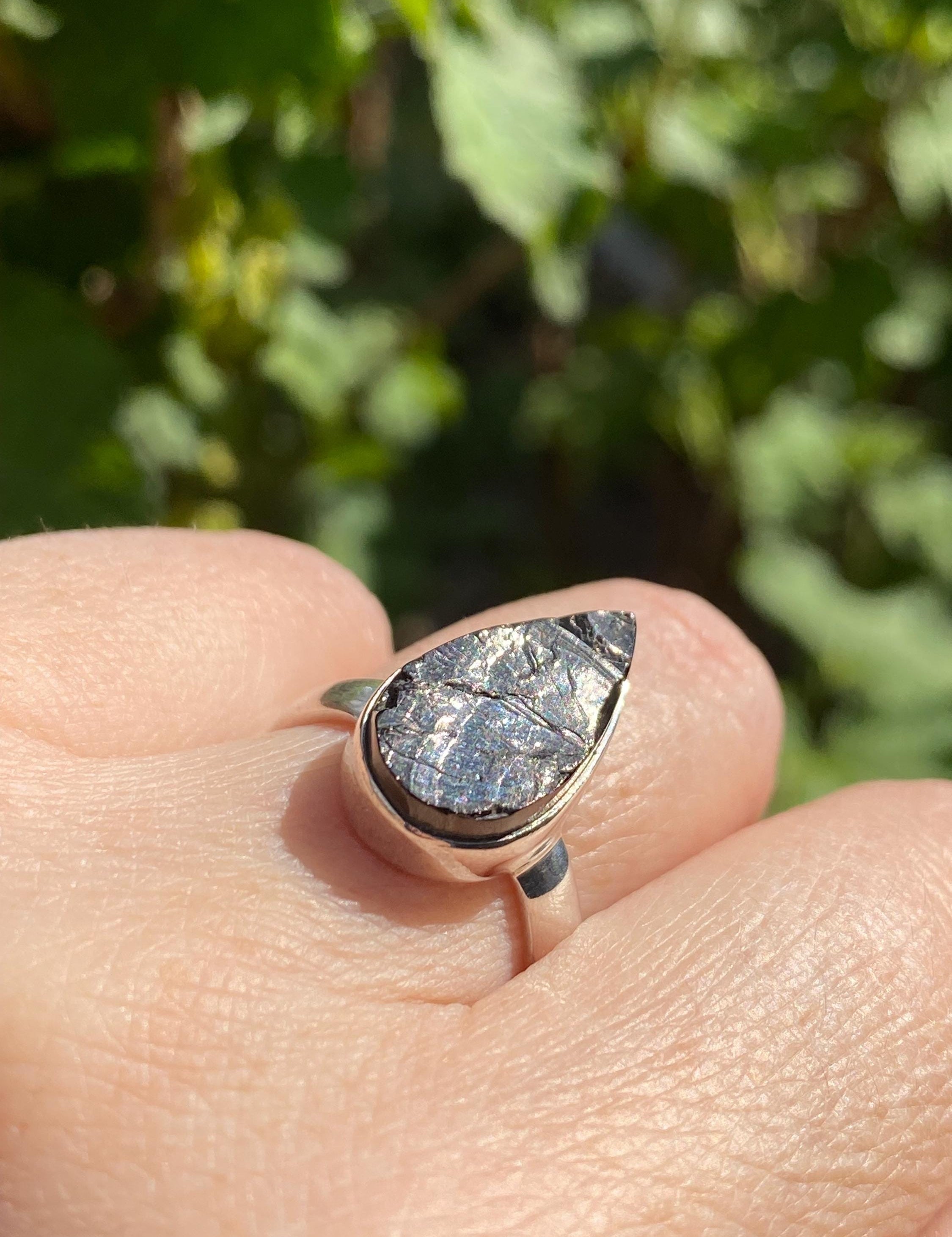 High Quality Shungite Sterling Silver Ring