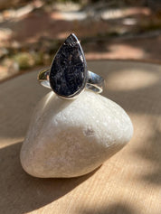 High Quality Shungite Sterling Silver Ring