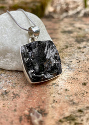 Shungite Sterling Silver Pendant (UV2278)