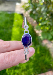 Sapphire Sterling Silver Bracelet