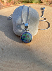 Sterling (Monarch) Opal Sterling Silver Pendant