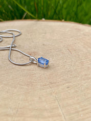 Blue Kyanite Sterling Silver Pendant