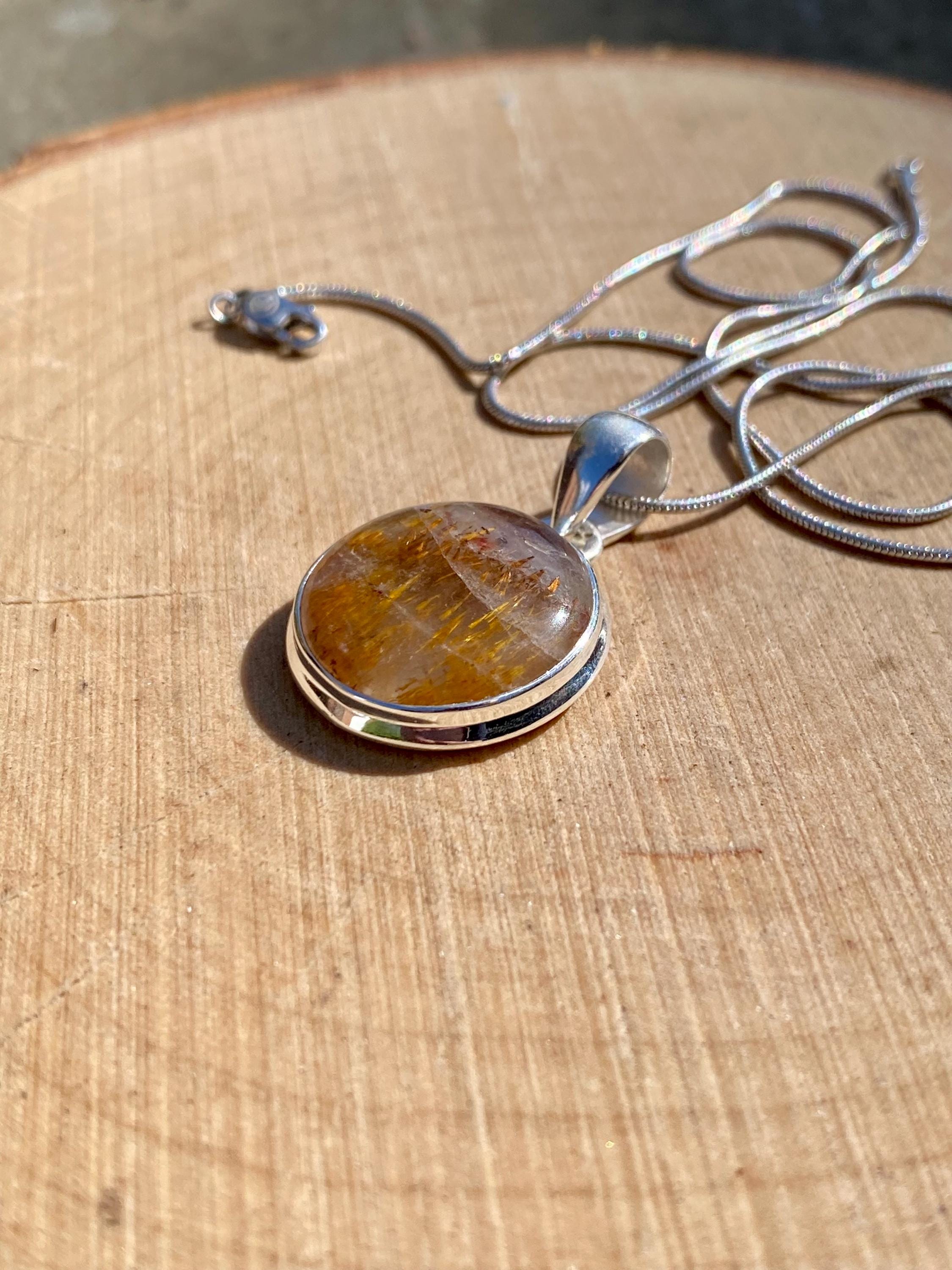 High Quality Cocaxinite and Silver Pendant(UV1305)