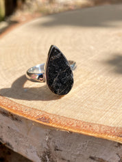 High Quality Shungite Sterling Silver Ring